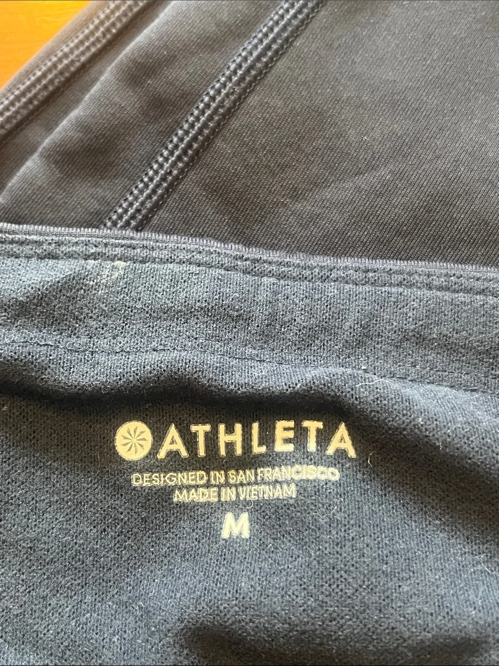 Athleta fleece leggings navy reflective - Picture 2 of 5